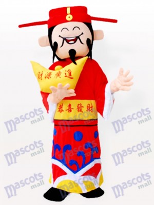 Chinese Mammon Adult Mascot Costume