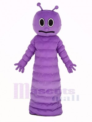 Purple Bug Caterpillar Insect Mascot Costume