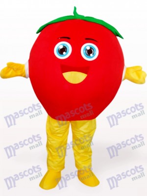 Happy Tomato Fruit Adult Mascot Costume