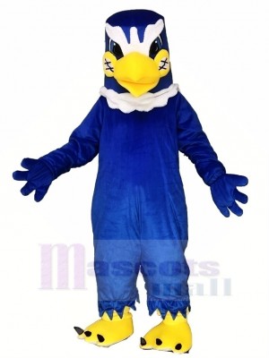 Royal Blue Falcon Eagle Bird Mascot Costumes Animal