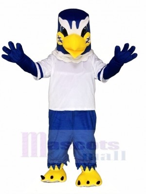 Royal Blue Falcon Eagle Mascot Costumes Bird Animal