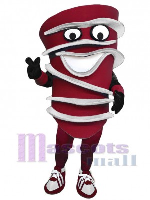 Burgundy Hurricane Mascot Costume