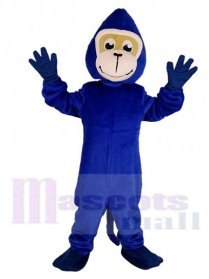 Blue Gorilla Monkey Mascot Costume Animal