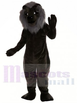 Black Lion Mascot Costume