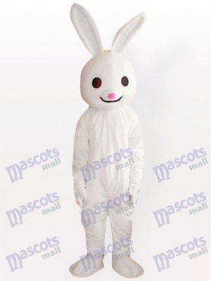 Pink Nose Easter Bunny Rabbit Adult Animal Mascot Costume