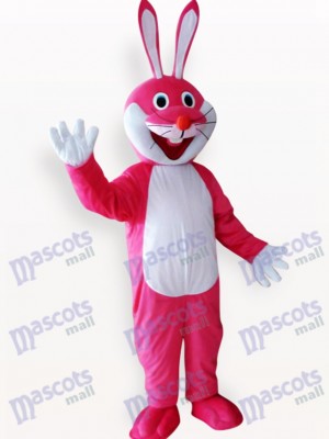 Easter Pink Rabbit Animal Adult Mascot Costume