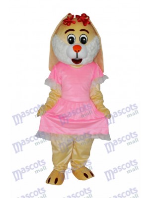 Easter Drooping Ear Rabbit Mascot Adult Costume Animal 