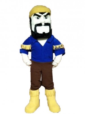 Black Beard Voyageur Boatman Woodman Mascot Costumes People