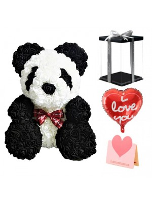 Panda Rose Bear Best Gift for Mother's Day, Valentine's Day, Anniversary, Weddings and Birthday