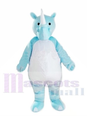 Blue Lightweight Rhinoceros Mascot Costumes