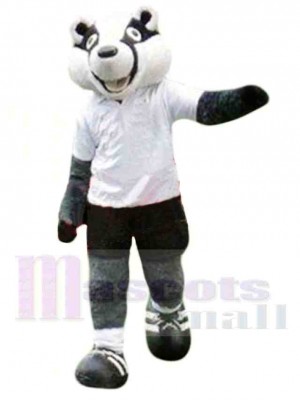 Sporty Badger Mascot Costume 