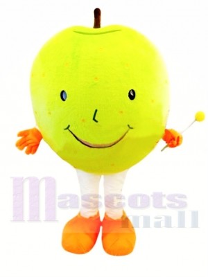 Giant Green Apple Mascot Costume 