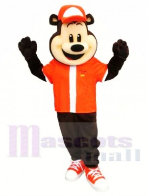 Sport School Bear Mascot Costume 
