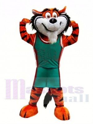 Sport School Tiger Mascot Costume 