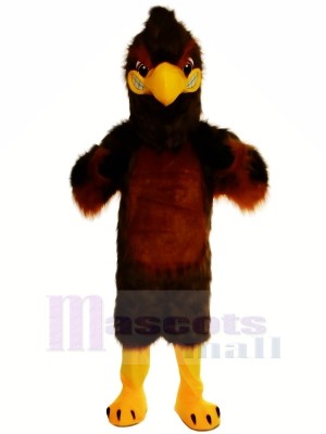 Majestic Brown Hawk Mascot Costumes Cartoon