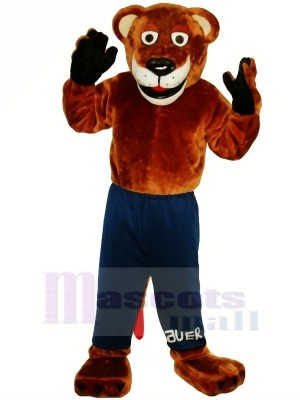 Funny Strong Leopard Mascot Costumes Adult