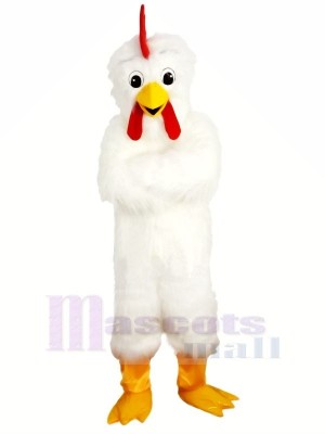 Funky White Chicken Mascot Costumes Cheap