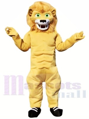 Cute Power Lion Mascot Costumes Animal	