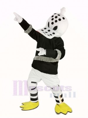 Wild Wing Duck Mascot Costume Ice Hockey Player