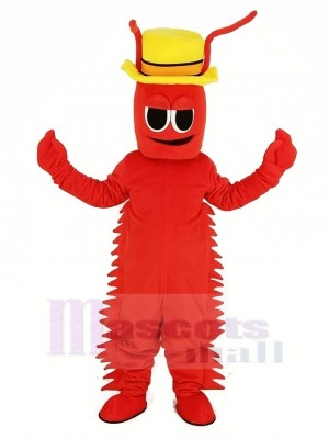 Red Conrad Crawdad Mascot Costume