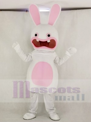 Funny Rayman Raving Rabbit Mascot Costume Cartoon	