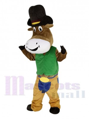 Cowboy Ox Cattle mascot costume
