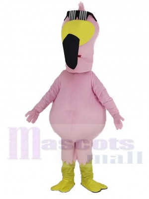 Pink Flamingo Bird Mascot Costume Animal	