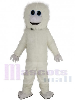 Snow Monster Yeti Mascot Costume Cartoon