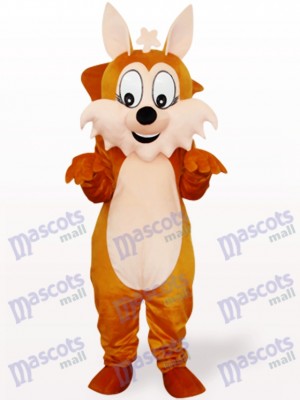 Brown Squirrel With Big Tail Animal Adult Mascot Costume