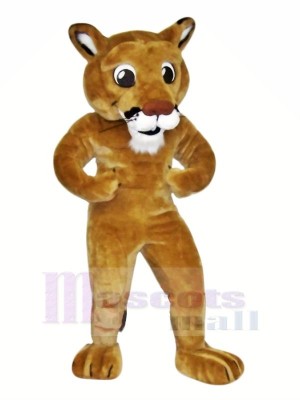 Power Brown Lion Mascot Costumes Cartoon