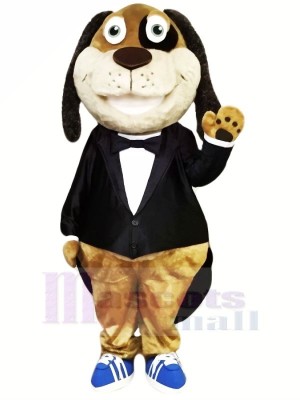 Gentleman Dog Mascot Costumes Cheap	
