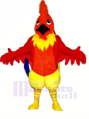 Funny Red Rooster Mascot Costumes Cartoon