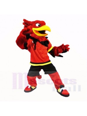 Sport Gryphon with Red Shirt Mascot Costumes Cartoon
