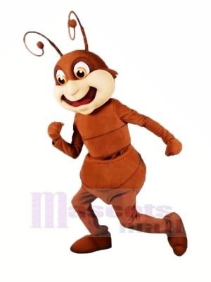Brown Ant Mascot Costumes Cartoon	
