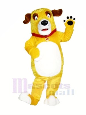 High Quality Yellow Dog Mascot Costumes Cartoon	