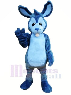 High Quality Blue Rabbit Mascot Costumes Cartoon	