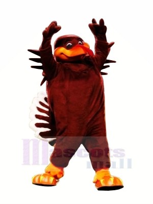 Red Hokie Bird Mascot Costumes Cartoon