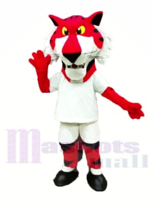 Red Tiger Mascot Costumes 