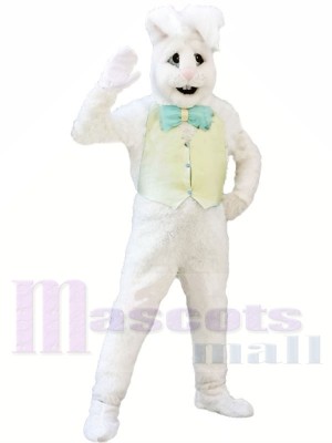 White Bunny Adult Mascot Costumes Animal