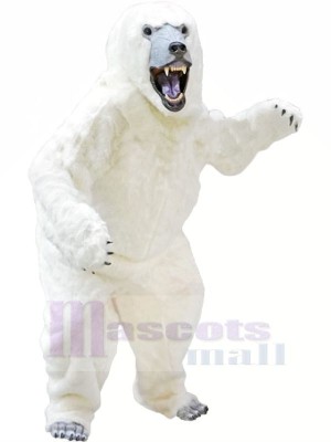 Polar White Bear Mascot Costumes Animal	