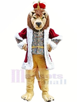 King Lion Mascot Costumes Adult