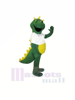 Happy Green Dragon Mascot Costumes	