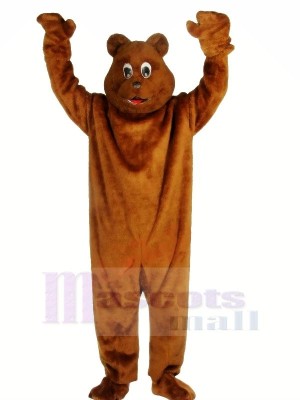 Realistic Brown Bear Mascot Costumes Adult