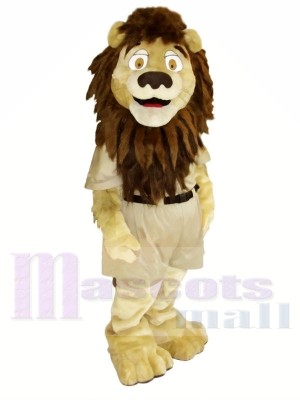 Strong Brown Lion Mascot Costumes Animal