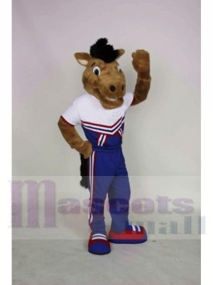 Smiling Mustang Mascot Costumes Animal