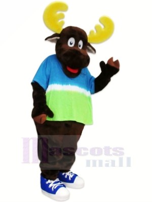 Lightweight Brown Moose Mascot Costumes