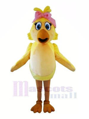 Fashion Chicken with Big Eyes Mascot Costumes Animal