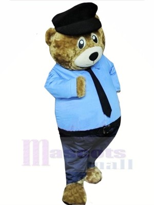 Police Bear Mascot Costumes Cartoon	