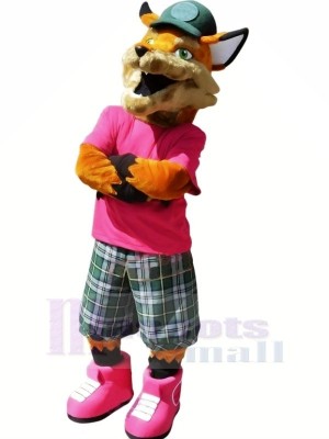 Realistic College Fox Mascot Costumes Cartoon