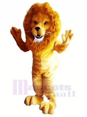 Power Muscular Lightweight Lion Mascot Costumes Adult